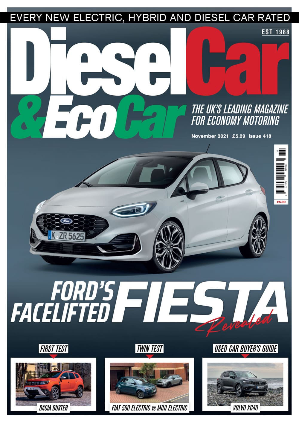 Diesel&EcoCar Magazine  Diesel Car & Eco Car – Issue 418 – November 2021