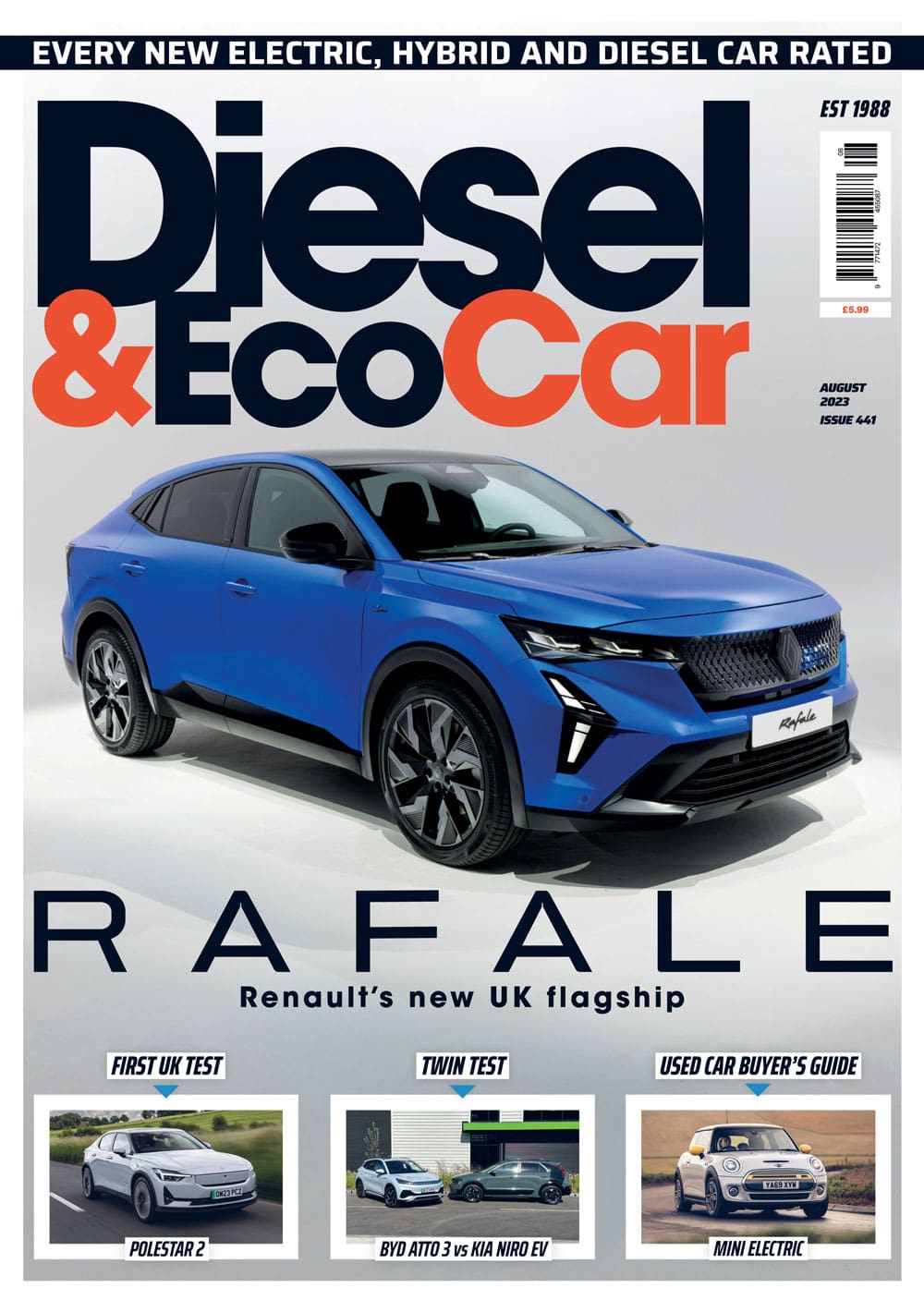 Diesel&EcoCar Magazine  Diesel & Eco Car – Issue 441 – August 2023